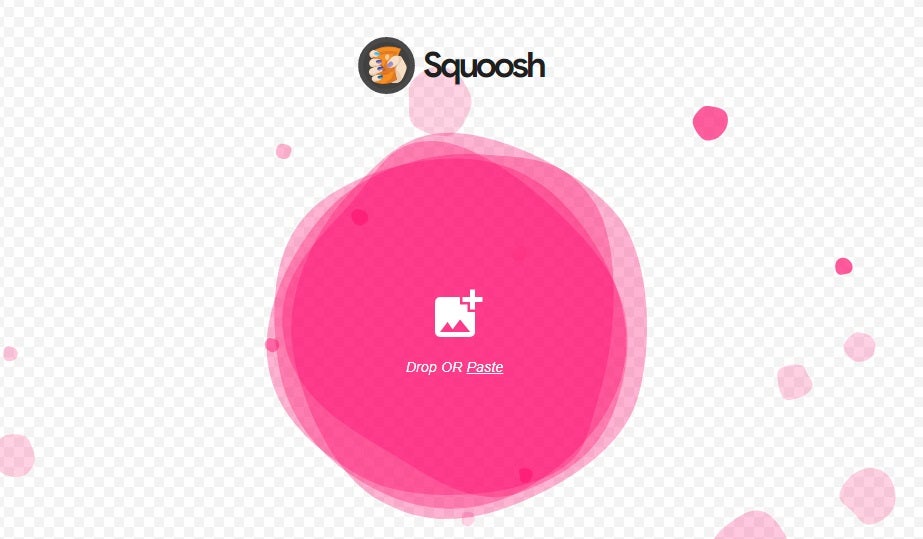 Página oficial de Squoosh