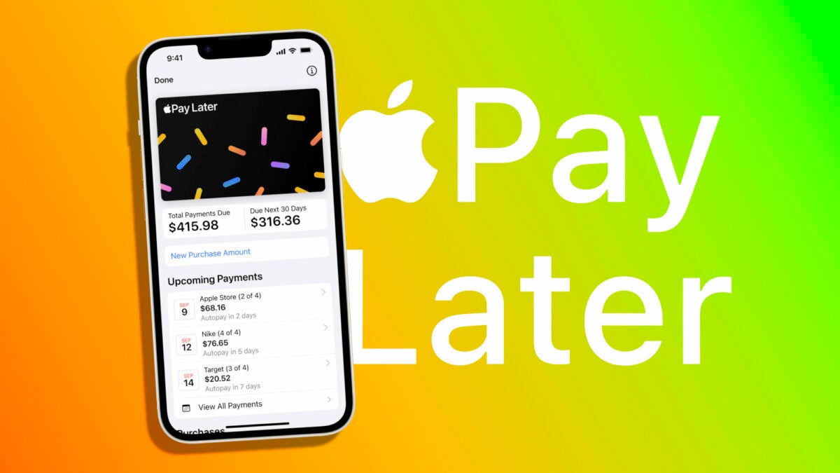 Apple Pay Later ya está aquí: compra ahora, paga después
