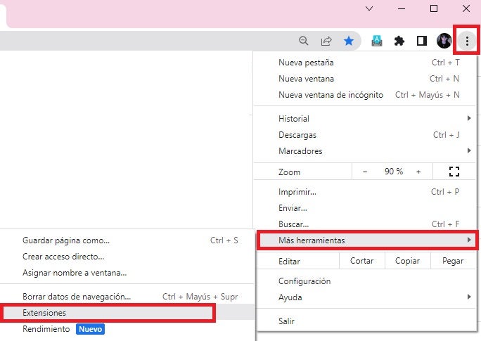 Cómo desinstalar una extensión de Chrome
