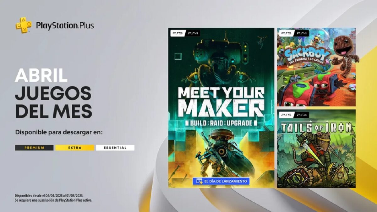PlayStation Plus: estos son los juegos de abril 2023