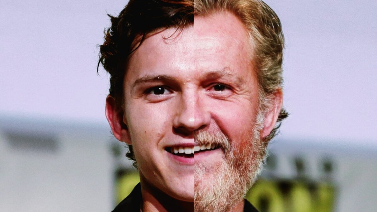 Así sería Tom Holland con 50 años según la IA