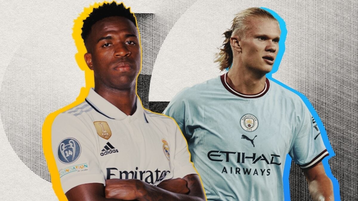 Vinicius Jr. y Haaland en portada