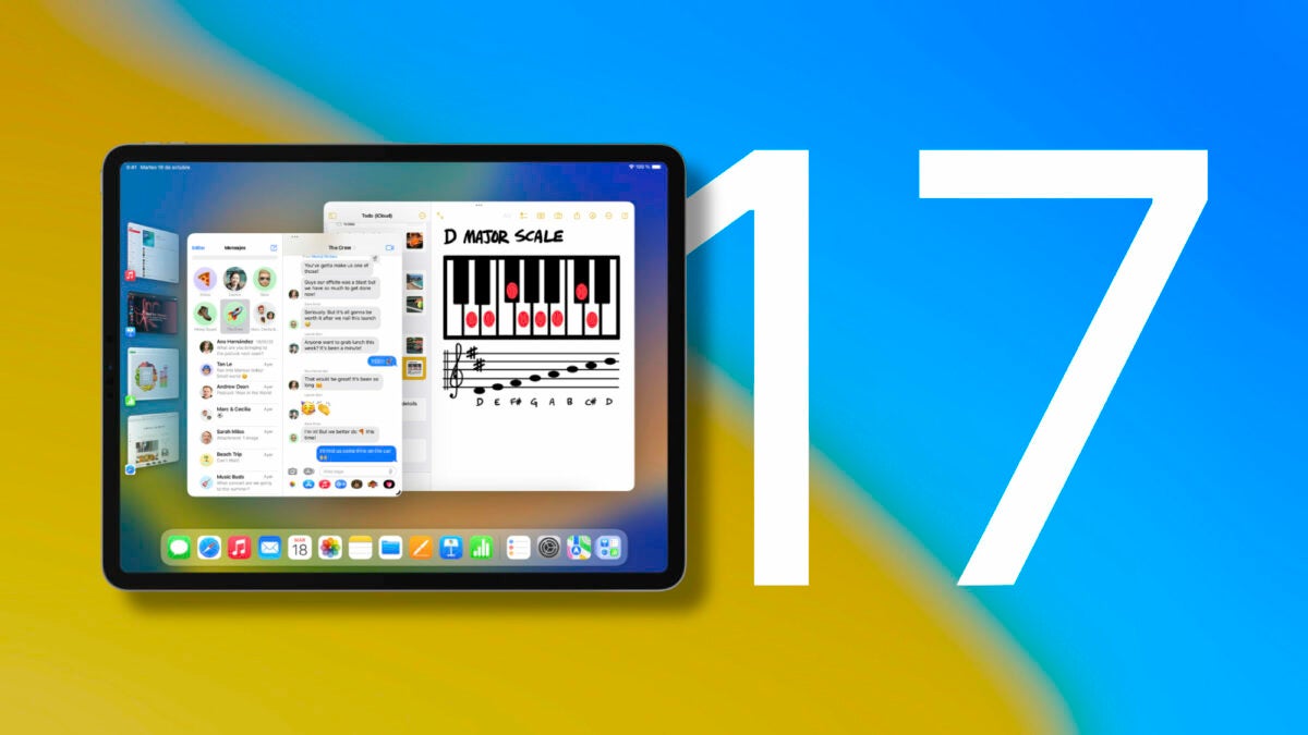 iPadOS 17: nuevo Stage Manager, pantalla de inicio, apps profesionales y más filtraciones