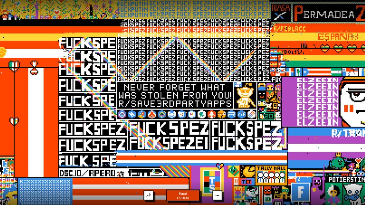 La lucha de Reddit contra Reddit en la guerra de píxeles