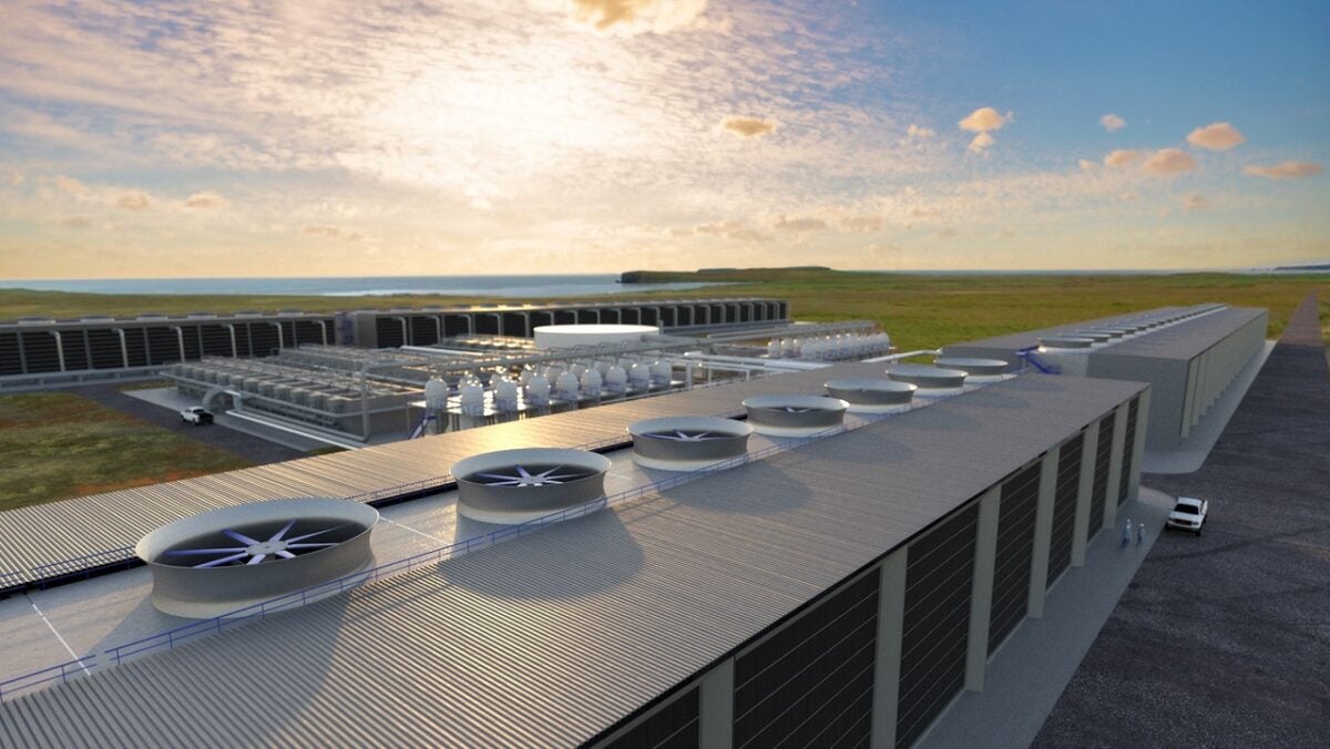 A direct air capture system at the Carbon Engineering