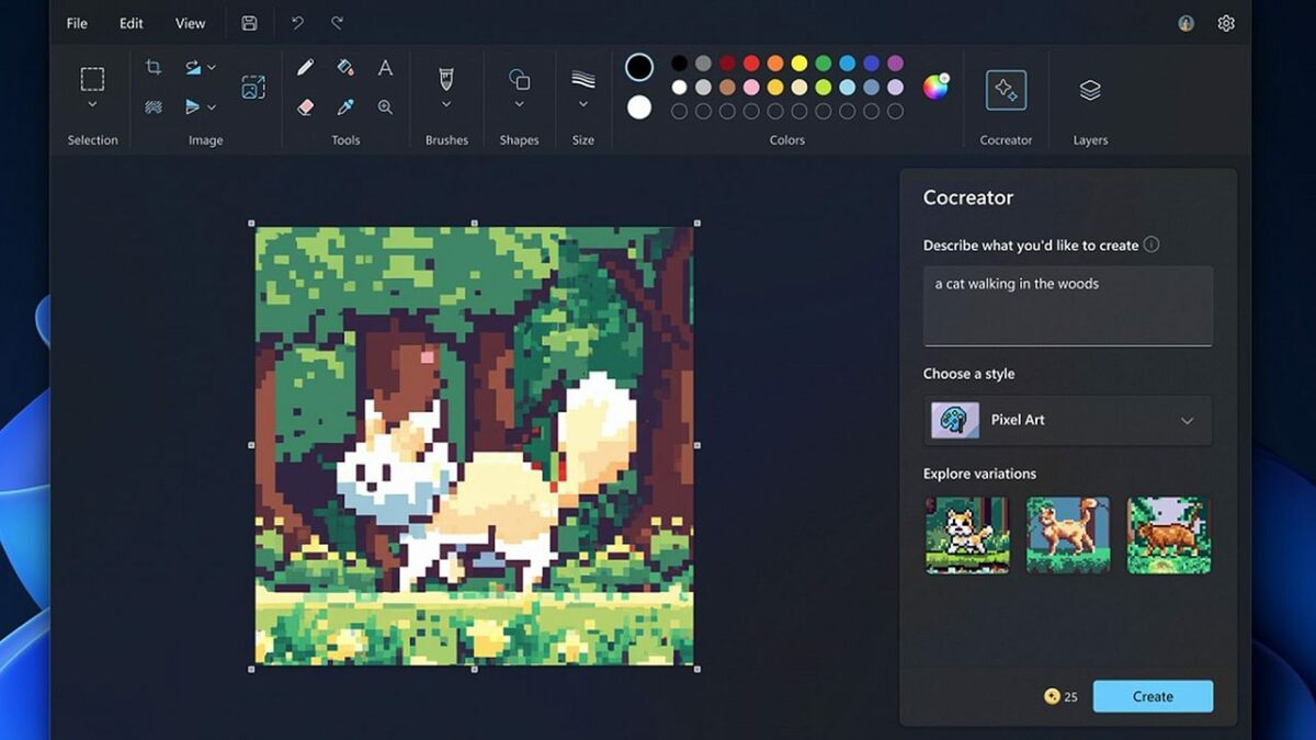 Hasta el mismísimo Paint ha recibido una integración con la IA de OpenAI
