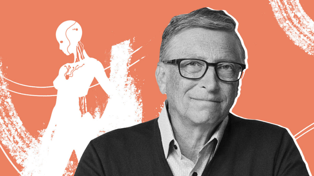 Trabajar 3 días y que los robots hagan el resto, es la idea de Bill Gates