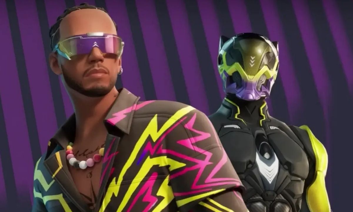 Saluda a Lewis Hamilton y a su perro Roscoe en Fortnite