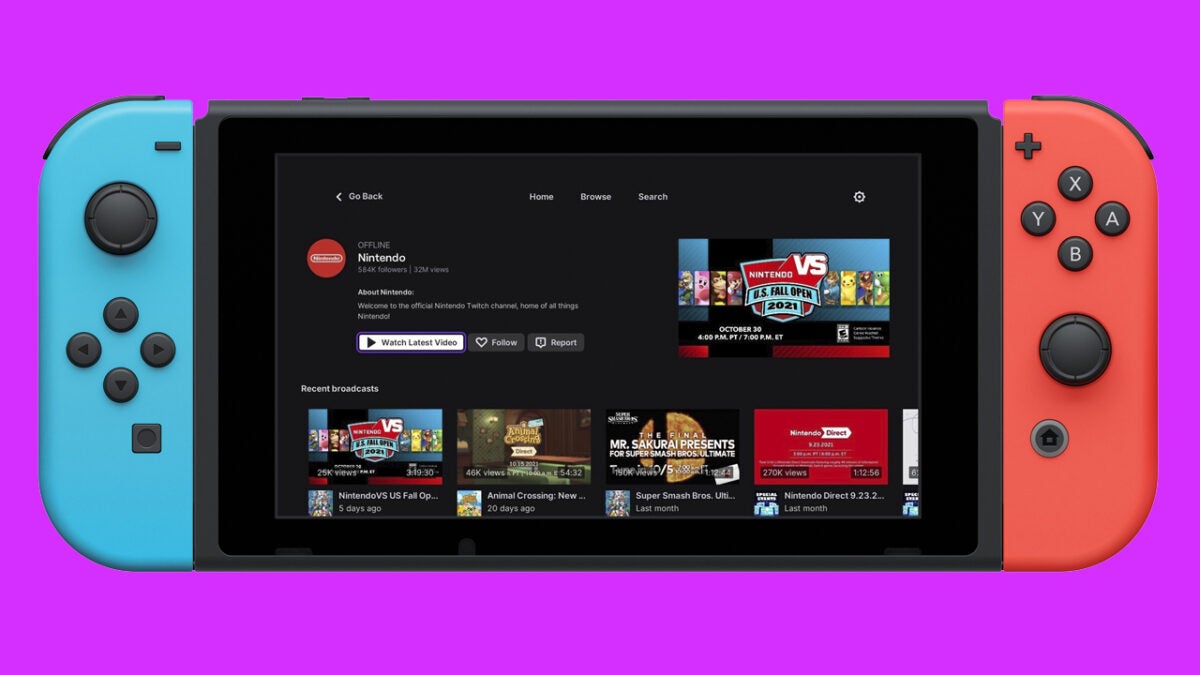 Twitch dice adiós a Switch para siempre: ya no podrás usar la app en la consola nunca más