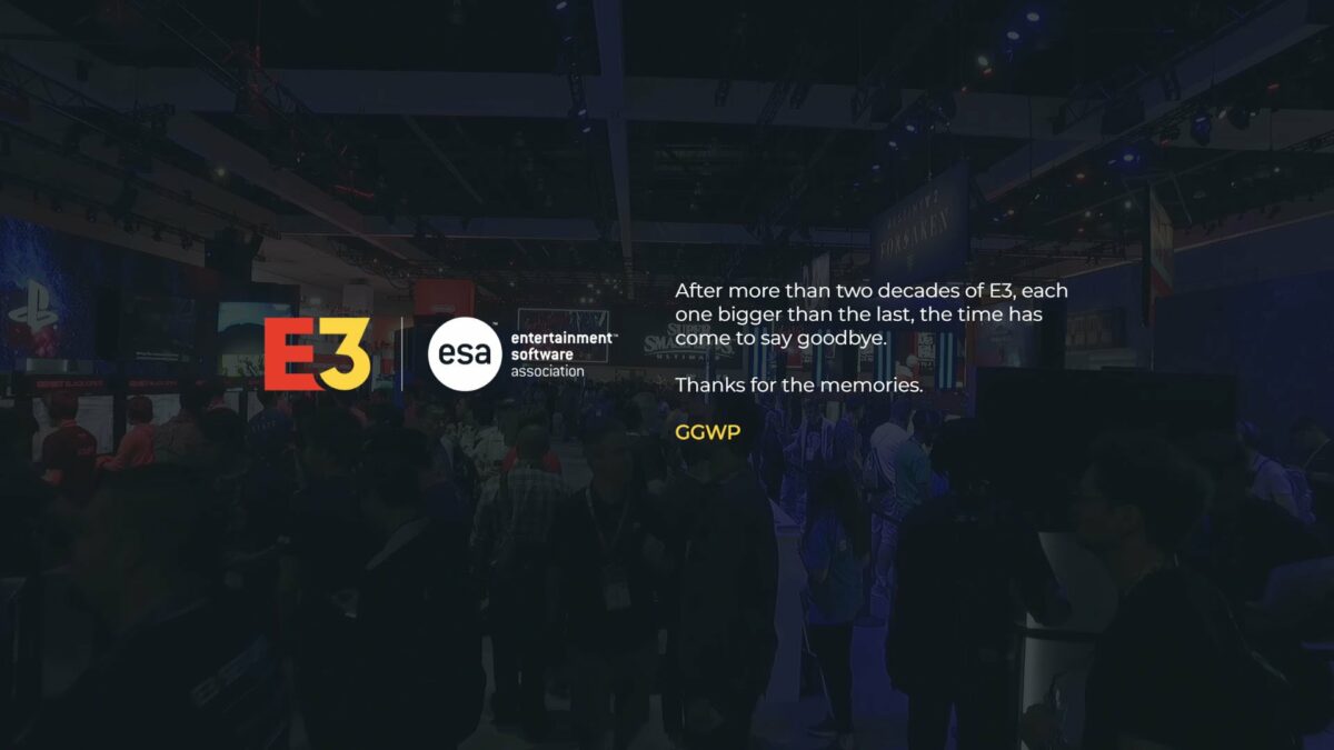 Adios E3 y hasta siempre