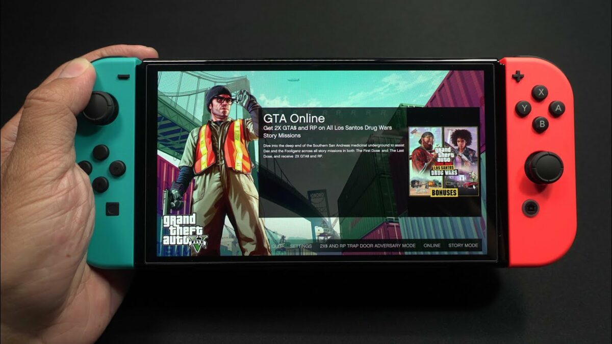 GTA 5 in Nintendo Switch