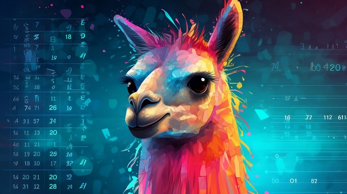Imagen de Llama 2 de Facebook