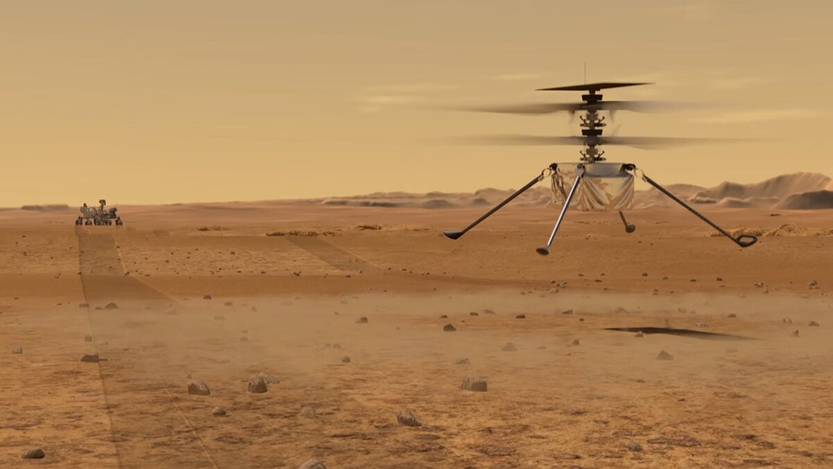 La NASA tiene nuevos planes para Ingenuity, el helicóptero accidentado en Marte