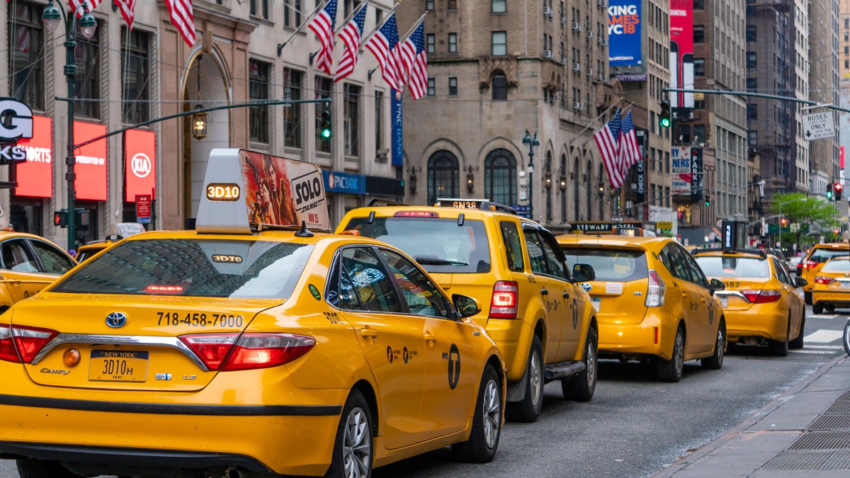 Taxis en Nueva York