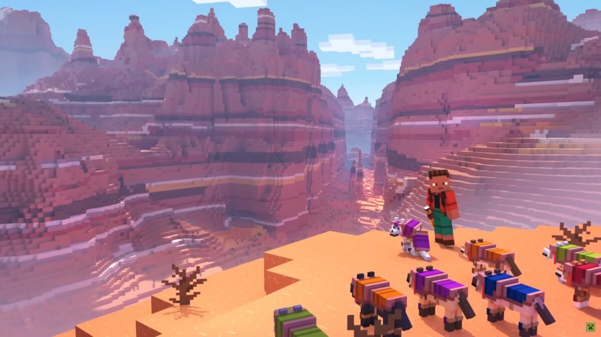 La nueva actualización de Minecraft añade: lobos, armadillos, historias de reinos y mucho más