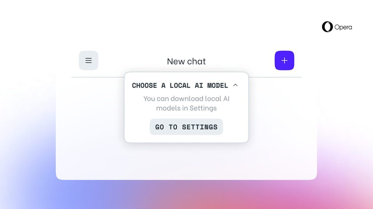 El navegador Opera te dará a elegir entre decenas de IA, y podrás usarlas sin Internet