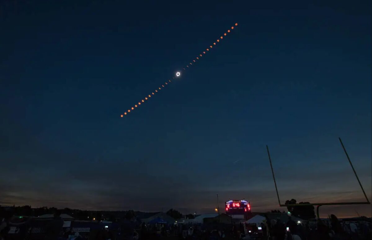 El eclipse solar total hizo descender el uso de Internet