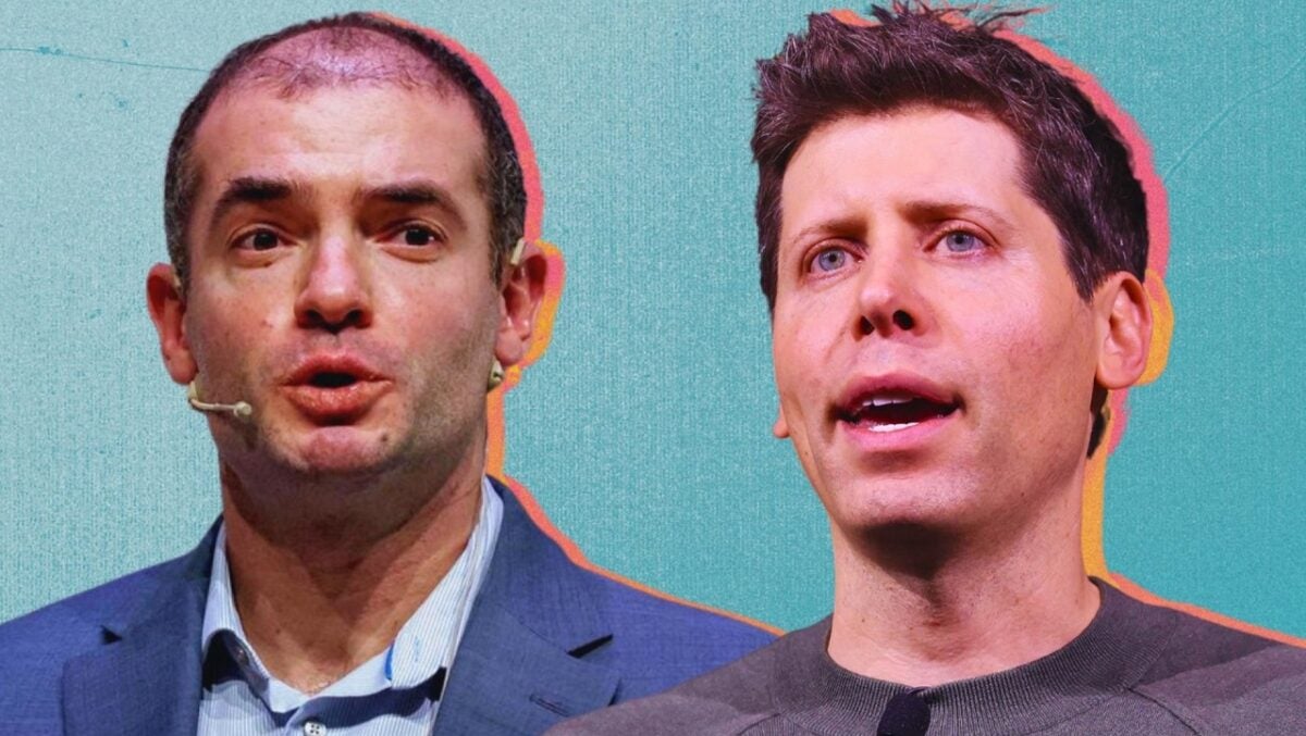 Sam Altman y Ilya Sutskever