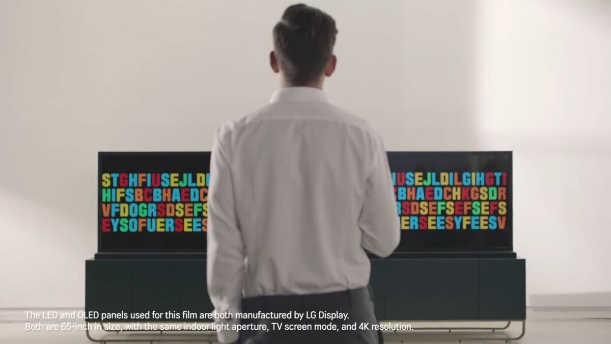 Luz Azul de LG en TV OLED