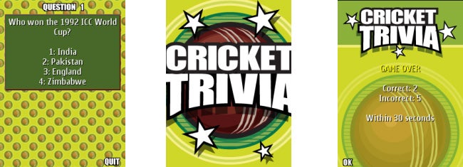 trivia Cricket Trivia