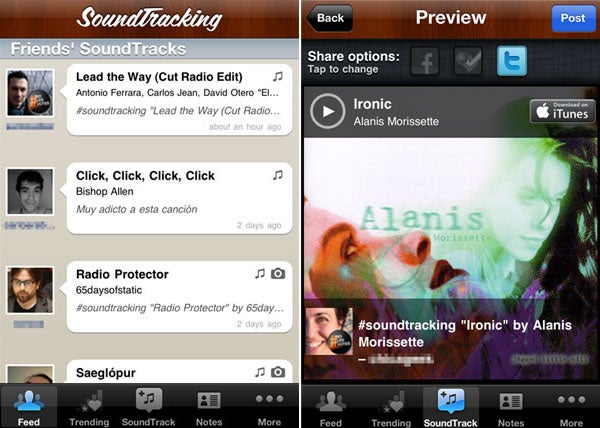 SoundTracking lets you share music you love - Softonic