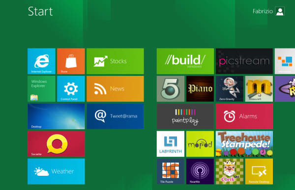 Windows 8 Developer Preview