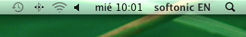 Mac OS X Menu Bar Right