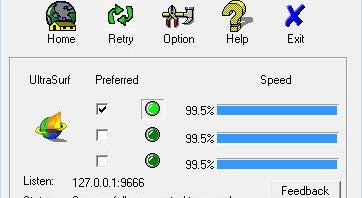 How to use UltraSurf with Firefox