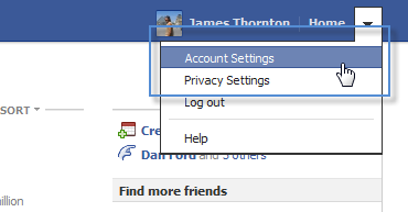 Facebook Account Settings