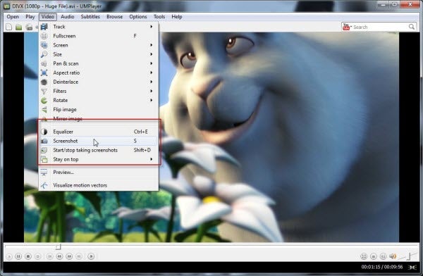 Take video screenshot