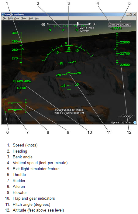Google Flight Simulator