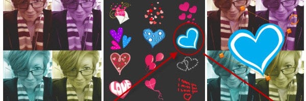 Create and share Valentine’s photos with PicsArt