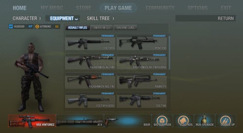 War Inc Battlezone equipment and weapons