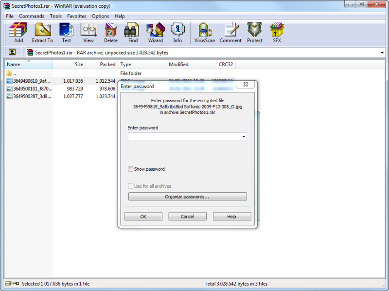 You'll need the password to open