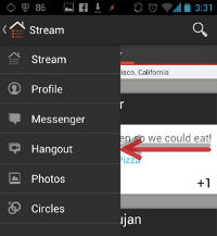 Google+ Android hangout