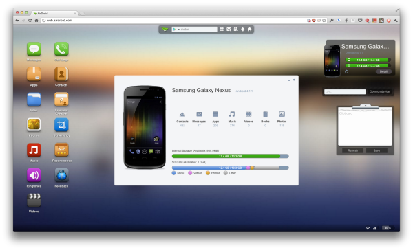 airdroid phone status