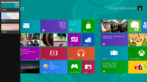 Windows 8 cycle apps