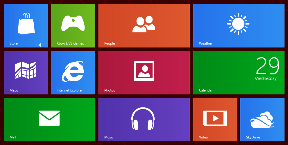 Windows 8 Metro interface