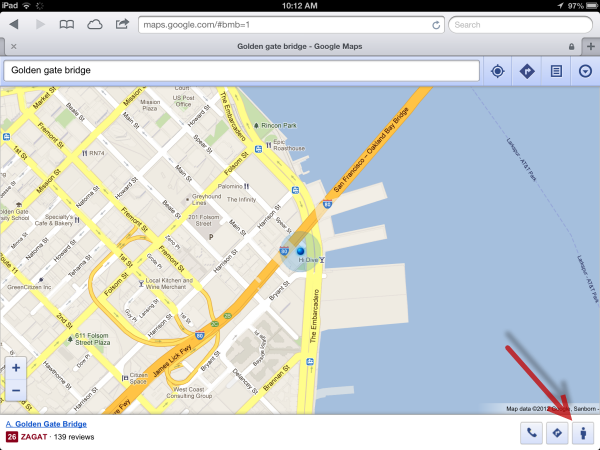 google maps webapp street view