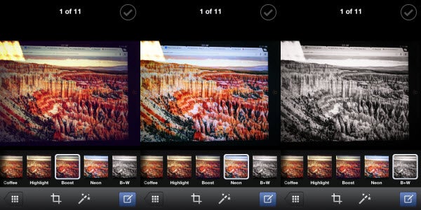 Facebook Boost Neon Black and White