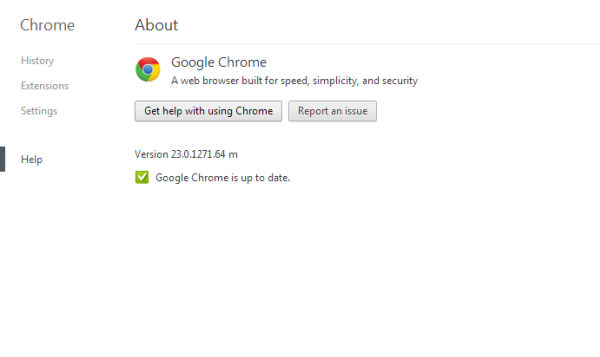 update google chrome