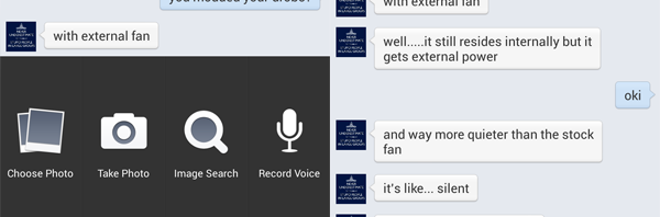 FB voice message