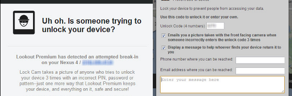 Lookout introduces Lock Cam feature, snaps photo of unauthorized users
