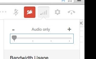 google hangouts bandwidth usage