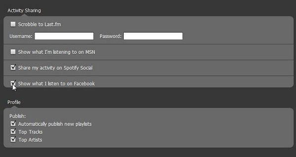 Disable Facebook