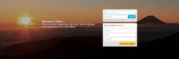 twitter log in pg