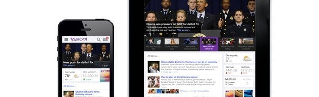 Yahoo! updates homepage interface and optimizes site for phones and tablets
