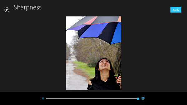 Sharpness Slider Sharpness Slider