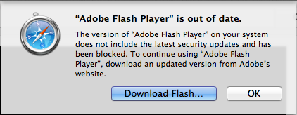 safari update adobe flash player