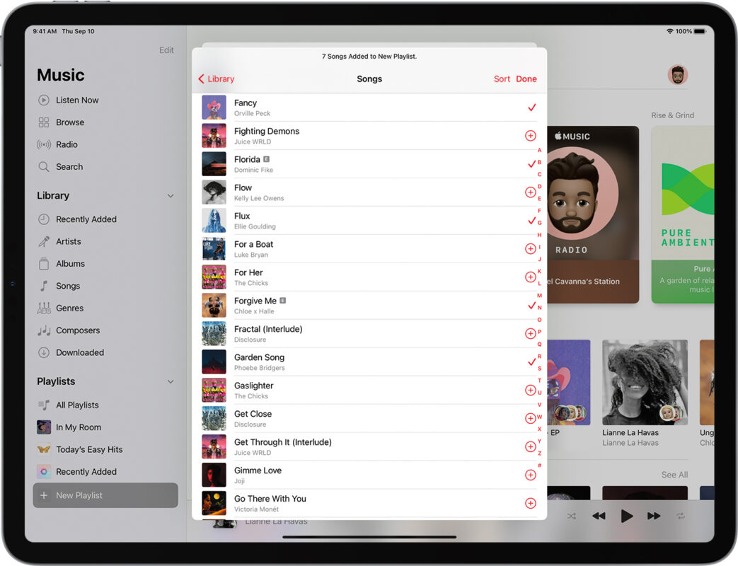 For your Mac computer, you’ll have a similar process for creating a playlist on iTunes with minor differences. Once inside your Apple Music app, head to the main menu bar. Select File, then click on New. One of the options that appear is Playlist, which you’ll need to choose. After you give your playlist a name, the process of placing songs in the folder is different. You’ll see your tracks appear, and you’ll need to click, hold, and drag them over to the playlist. After that, you can just use the same drag-and-drop function to add music to it.
